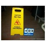 RUBBERMAID CAUTION SIGN RUBBERMAID CAUTION SIGN