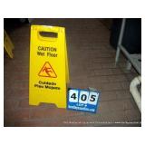 RUBBERMAID CAUTION SIGN RUBBERMAID CAUTION SIGN