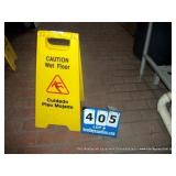 RUBBERMAID CAUTION SIGN