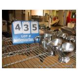 STAINLESS STEEL BUTTER BOWLS (3X MONEY) STAINLESS STEEL BUTTER BOWLS (3X MONEY)