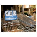 LOT: (2) STAINLESS STEEL PLATES LOT: (2) STAINLESS STEEL PLATES