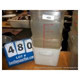 PLASTIC SQUARE CONTAINER, 8 QT (4X MONEY) PLASTIC SQUARE CONTAINER, 8 QT (4X MONEY)