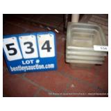 PLASTIC 1 QT SQUARE FOOD CONTAINER (4X MONEY) PLASTIC 1 QT SQUARE FOOD CONTAINER (4X MONEY)