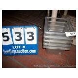 PLASTIC 1 QT SQUARE FOOD CONTAINER (5X MONEY) PLASTIC 1 QT SQUARE FOOD CONTAINER (5X MONEY)