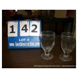 LOT: (3) DOZEN GLASS LIBBEY CUPS LOT: (3) DOZEN GLASS LIBBEY CUPS
