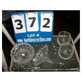 BIN: ASSORTED DECORATIVE GLASSWARE