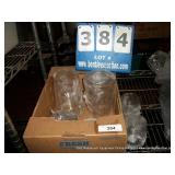 BOX: DECORATIVE GLASSWARE BOX: DECORATIVE GLASSWARE