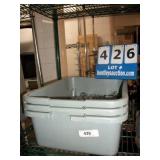 GRAY BUCKETS: SMALL GLASS WARE (3X MONEY) GRAY BUCKETS: SMALL GLASS WARE (3X MONEY)