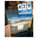 12-GALLON TOTE: GLASSWARE 12-GALLON TOTE: GLASSWARE