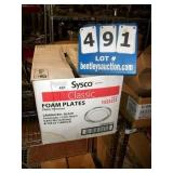 BOX: FOAM PLATES, 6" BOX: FOAM PLATES, 6"
