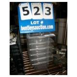 PLASTIC 1 QT SQUARE FOOD CONTAINER (6X MONEY) PLASTIC 1 QT SQUARE FOOD CONTAINER (6X MONEY)