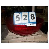 PLASTIC RED SALAD BOWL PLASTIC RED SALAD BOWL