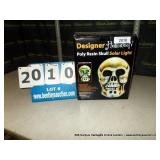 POLY RESIN SKULL SOLAR LIGHT