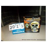 POLY RESIN SKULL SOLAR LIGHT