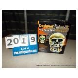 POLY RESIN SKULL SOLAR LIGHT