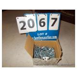 BOX: 5/16"X1 3/4" SLOTTED FLAT HEAD STOVE BOLTS