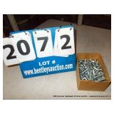 BOX: 5/16"X6" FLAT HEAD ZINC CHROME PLATED