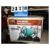 LIBERTY GARDEN-FOUR WHEEL HOSE REEL CART