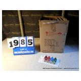 BOX: GE CHRISTMAS LIGHT REPLACEMENT BULBS