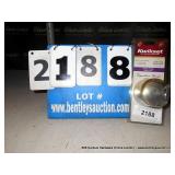 PACKAGE: KWIKSET INACTIVE DOOR KNOB