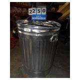 METAL TRASH CAN