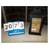 MATTE GLASS LANTERN-BLACK