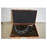 Mitutoyo micrometer set, outside, 0-6
