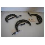 3- Mitutoyo mics, outside, 4-5, 5-6 w/standards