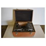 Mitutoyo mic set, outside, individual 0-6