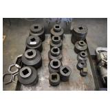 1 1/2" & 1" impact sockets, 2 9/16- 4 3/4 (15pc)