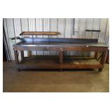 Work bench w/steel top 10