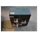 Asst end mills & caps, 10-32 to 1/2"