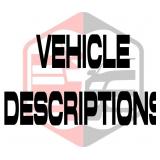 Vehicle Descriptions