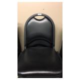 8 black chairs