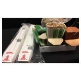 Box of Oriental boxes, Chop sticks etc