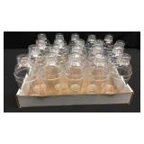 Box of 20 plastic martini shakers