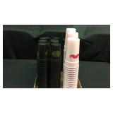 Box of plastic party cups