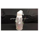 Lighted snowman 20 inches tall