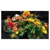 Box of fall flower arrangements