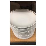 25 gold rim bread plate