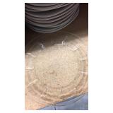 27 glass dinner plates