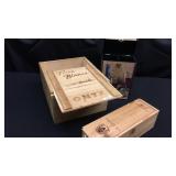 Three assorted boxes