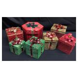 Box of Christmas boxes metal