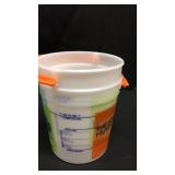 Box of rum mix buckets plastic
