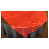 Box of red overlays lot size 14