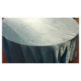8 satin round table cloths