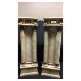 2 pillars  30 inches tall