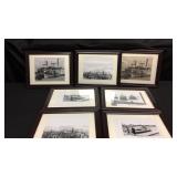 Local historical pictures framed