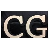Letters C and G