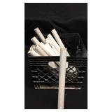 PVC pipe has been used for extenders on large